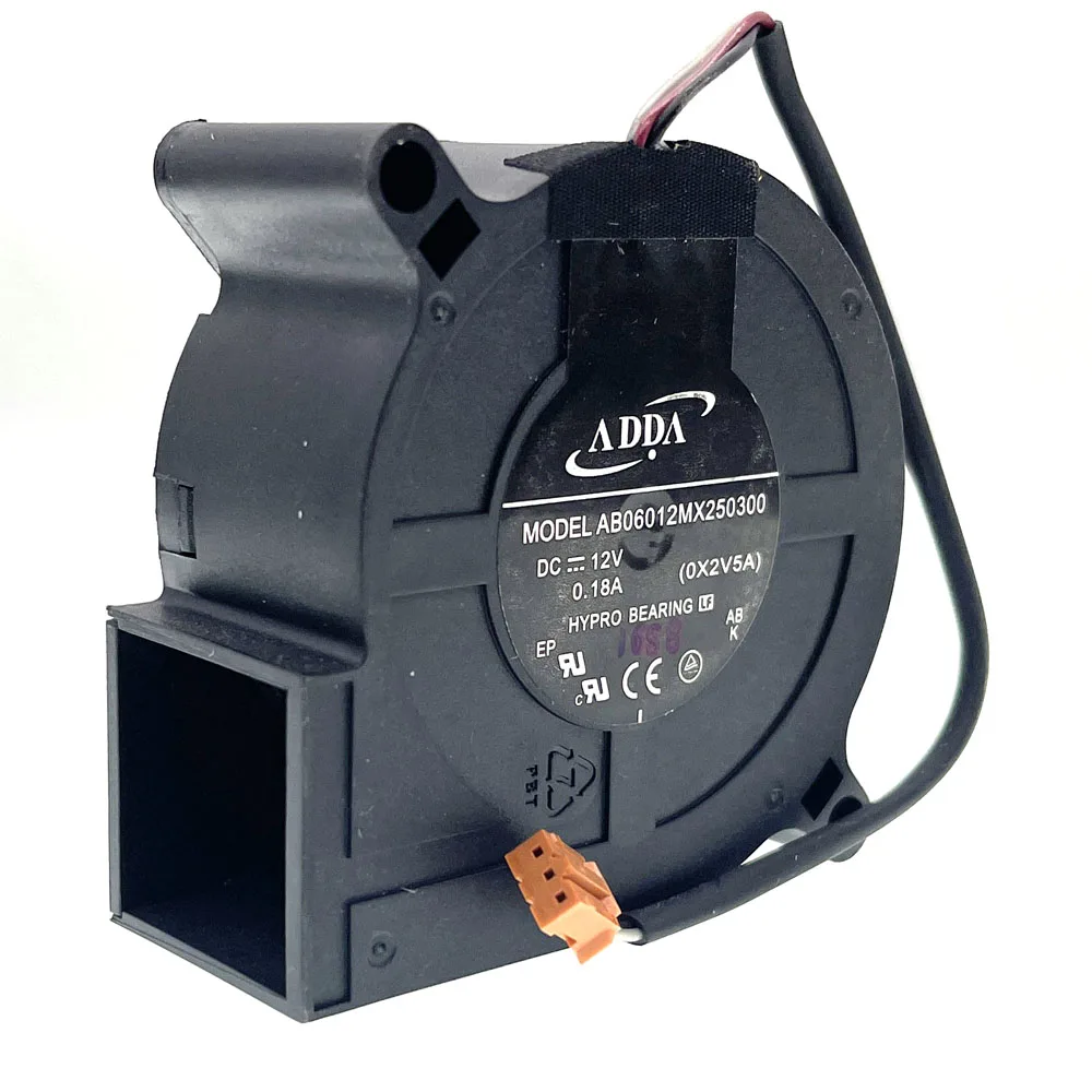 Nuevo ventilador de proyector para Benq MX703, ADDA Original AB06012MX250300, cc 12V, 0.18A, 6cm, 60mm, 0.18A, 3 cables, 60x60x25mm - imagen 2
