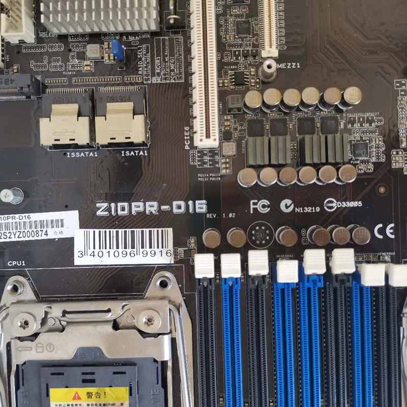 Z10PR-D16 Pour ASUS Serveur Bidirectionnel Carte Mère Intel C612 Socket 2011 Xeon E5-2600 V3 DDR4 Haute Qualité Entièrement Testé Rapide soleil