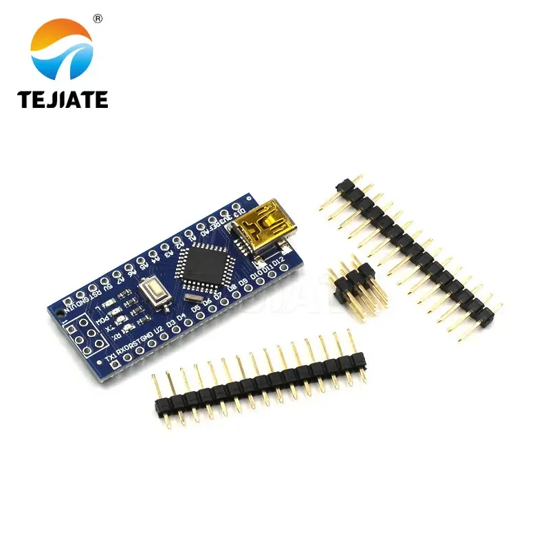 1 Uds ATMEGA328P NANO-V3.0 módulo de unidad de un solo chip USB a TTL CH340 placa Modular mejorada sin soldadura