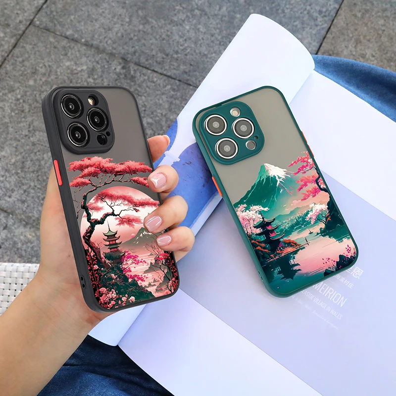Funda de teléfono mate dura de lujo para Xiaomi Redmi Note 12 13 Pro Plus 5G 11Pro 10 9 Pro 13c 4G 12c 12s 11s 10s 9s cubierta a prueba de golpes - imagen 3