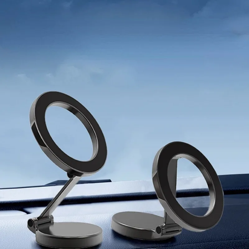 Soporte magnético para teléfono de coche 360 °   Soporte de pegatina trasera ajustable giratorio para IPhone Samsung Xiaomi soporte para salpicadero accesorios de coche - imagen 3