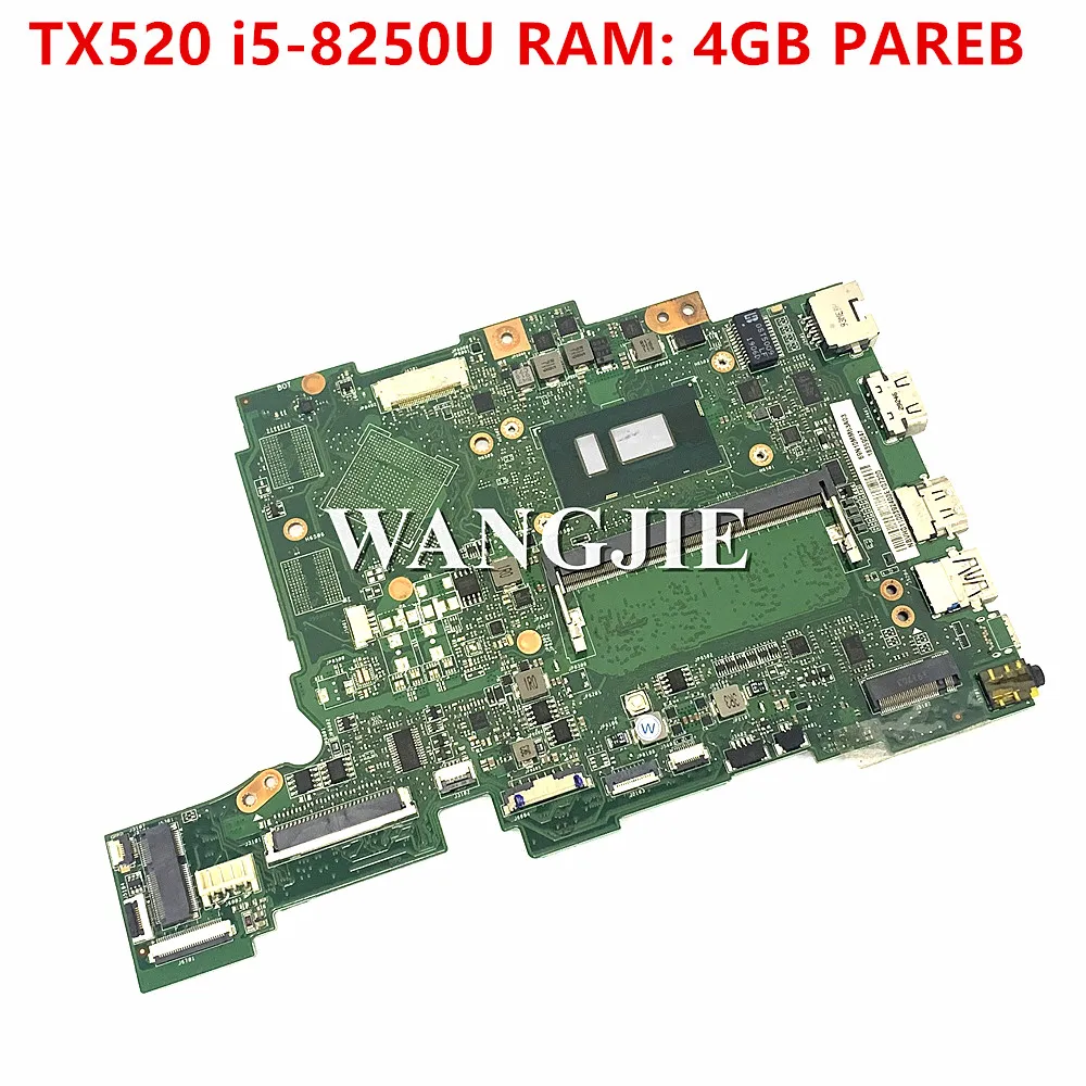 NBVH011003 para la placa base del ordenador portátil ACER TX520 con CPU: SR3LA i5-8250U RAM: 4GB PAREB MB 8L placa base 100% probada