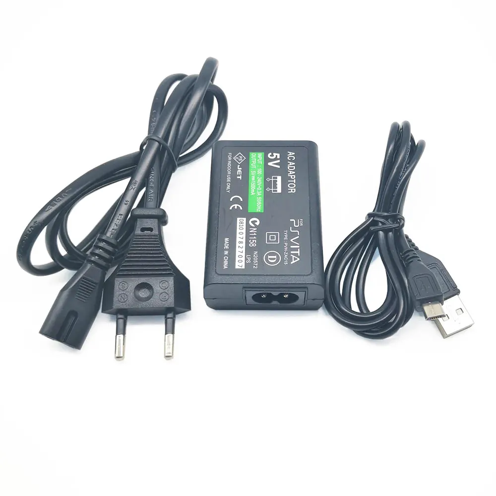Nuevo cargador doméstico fuente de alimentación 5V adaptador de CA para PS Vita 2000 Cable de carga USB para Psvita PSV 2000 enchufe UE EE. UU. - imagen 4
