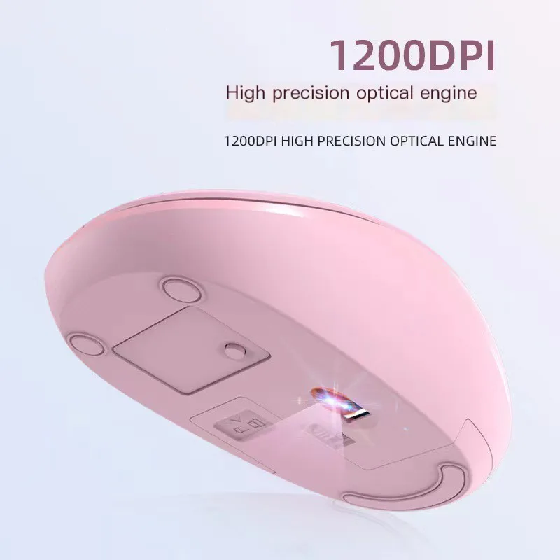 Ratón silencioso Universal para ordenador de escritorio, conexión USB 2,4G, inalámbrico, diseño ergonómico, Plug And Play - imagen 2