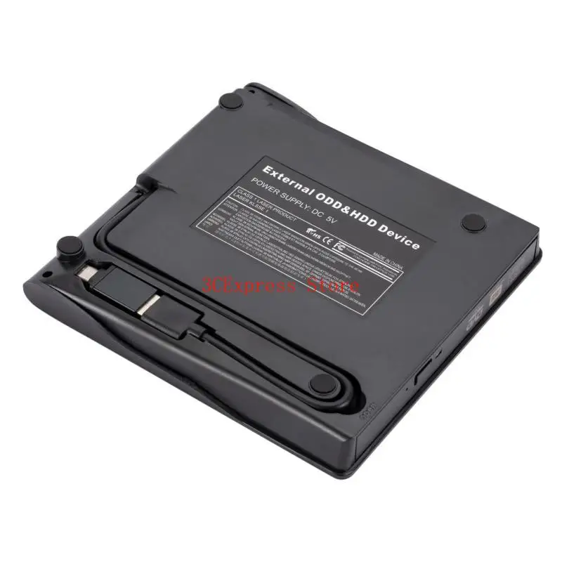 DVD externo multifunción para quemador USB3.0+tipo-C Data Data Cable Lector y escritor - imagen 3