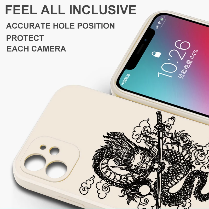 Funda para Xiaomi Mi 10T 11T 12T Pro 13 11 12 Lite funda suave dragón minimalista fresco - imagen 3