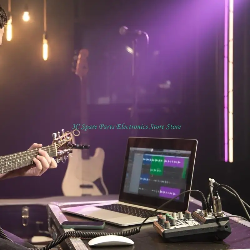 SZ Rechargeable Capacitors Mics High Sensitivity 48V Phantoms Power for Music Recording Outdoor - imagen 5