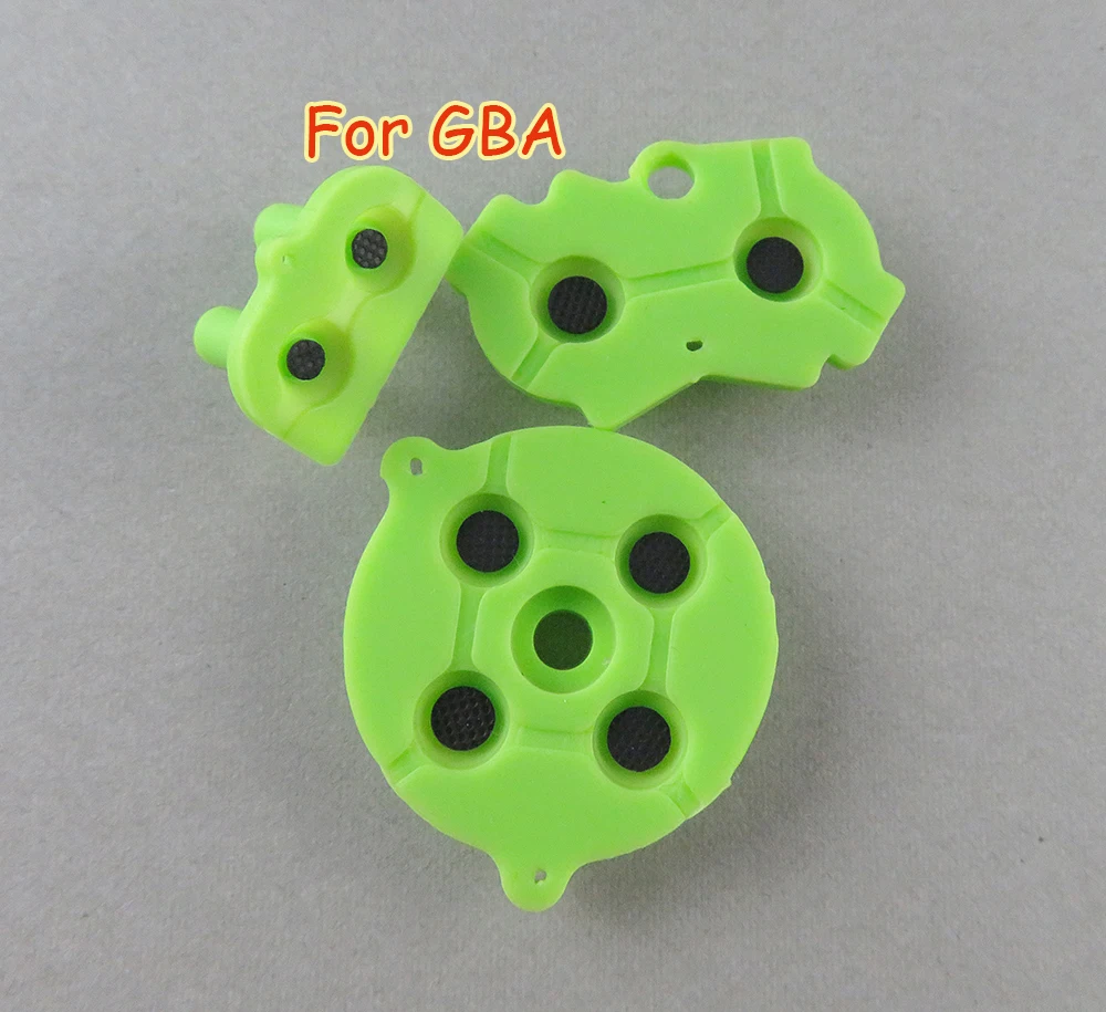 5 Juegos de alta calidad coloridos para Nintendo Game Boy Advance GBA botón almohadilla de goma de silicona conductora Select Start Dpad - imagen 2