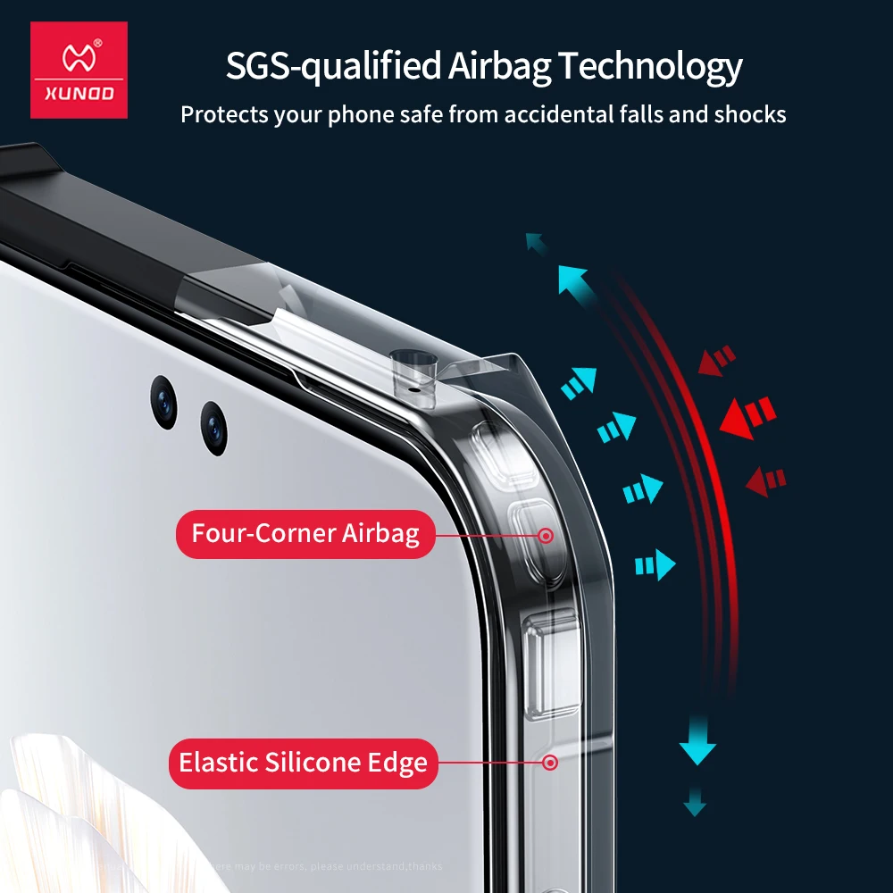 Xundd para Huawei Pura 70 Ultra funda transparente a prueba de golpes para Huawei Pura70 Pura 70 Pro Pro+ Funda móvil carcasa protectora - imagen 3