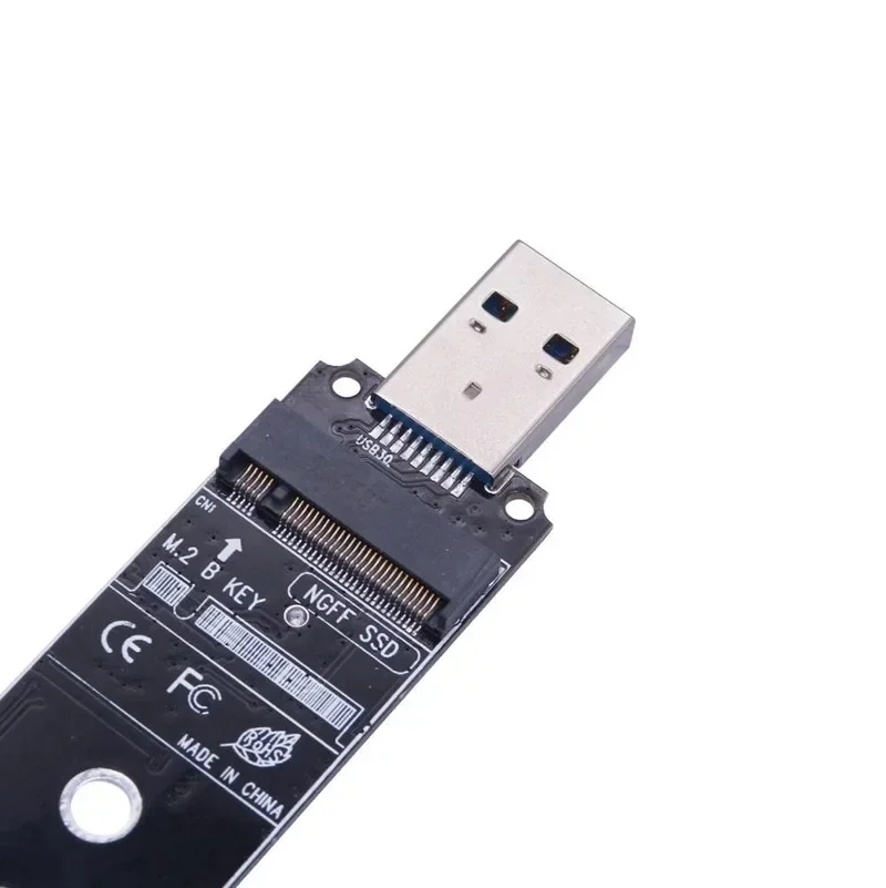 Carcasa de disco duro móvil M.2 NGFF a USB3.0 protocolo SATA externo SSD caja de disco duro de estado sólido adaptador convertidor caja de expansión - imagen 2