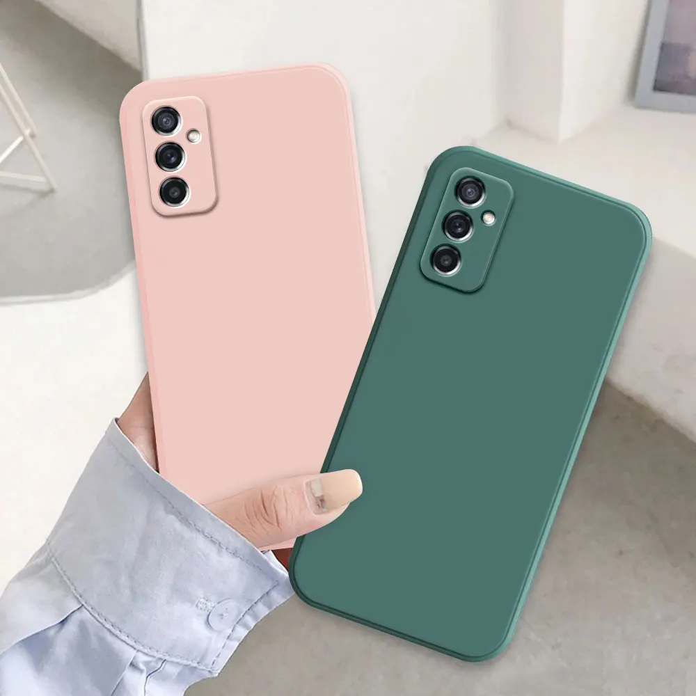 Para Samsung Galaxy M54 F54 M53 M52 5G Funda para Samsung M53 Funda trasera Color a prueba de golpes Funda protectora de silicona Galaxy M52 - imagen 2