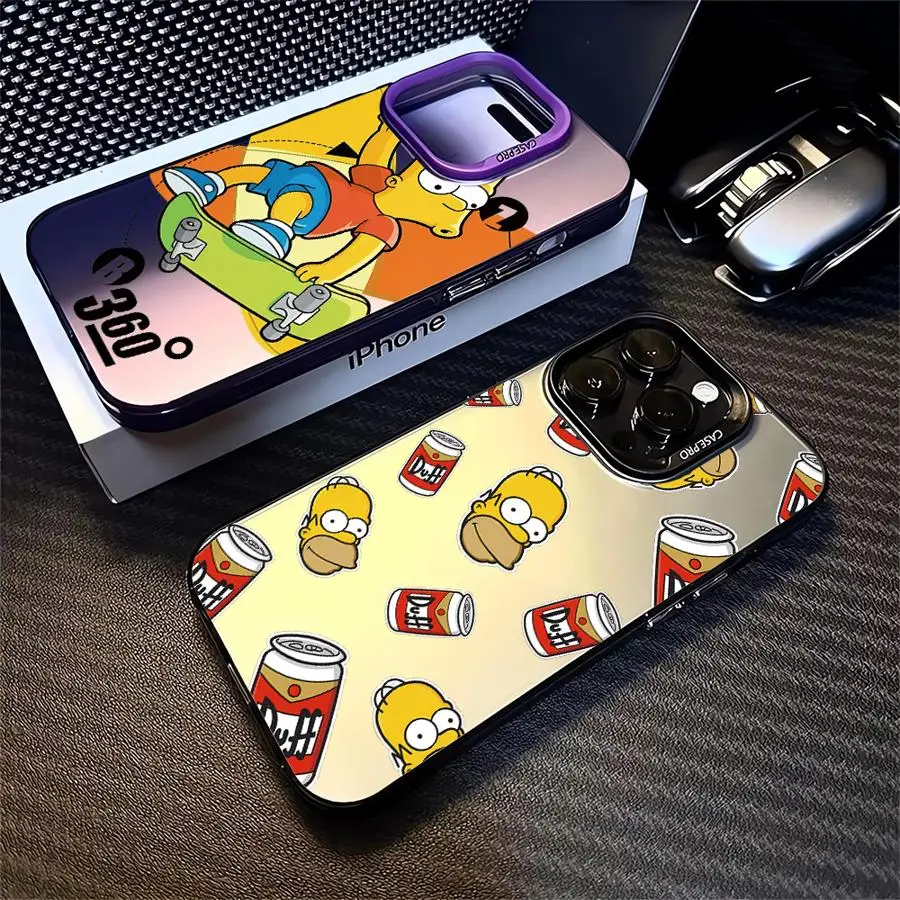 Funda de teléfono familiar SSimpsons para Apple iPhone 15 Plus X 12 Pro 11 Pro Max XR 13 XS Max 16 14 Pro 13 Pro 12 funda suave - imagen 5