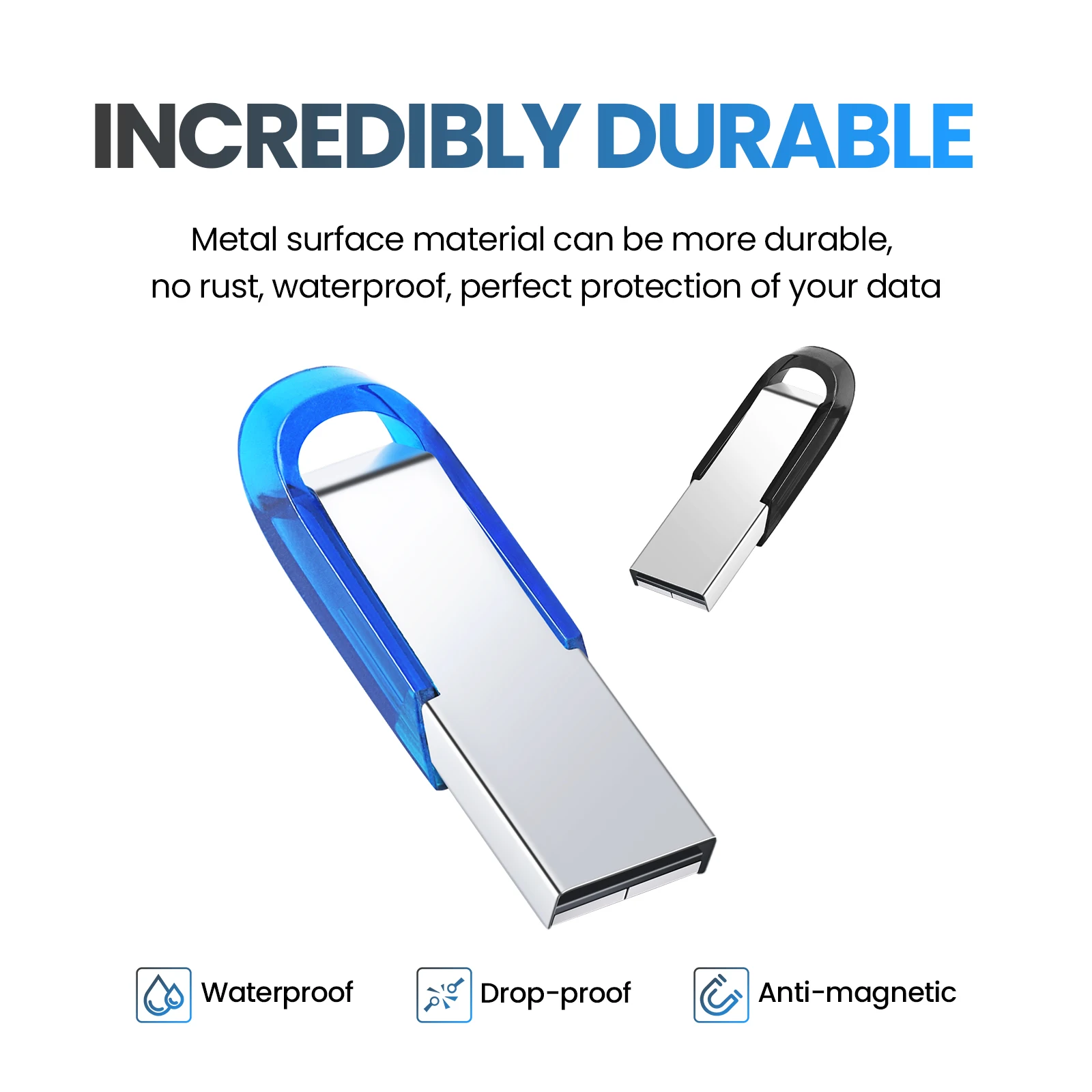 Unidad Flash USB JASTER 2,0 Pendrive 128GB 64GB Ultra Flair 32GB PEN DRIVE 16GB llavero memoria Usb para PC regalo creativo - imagen 3