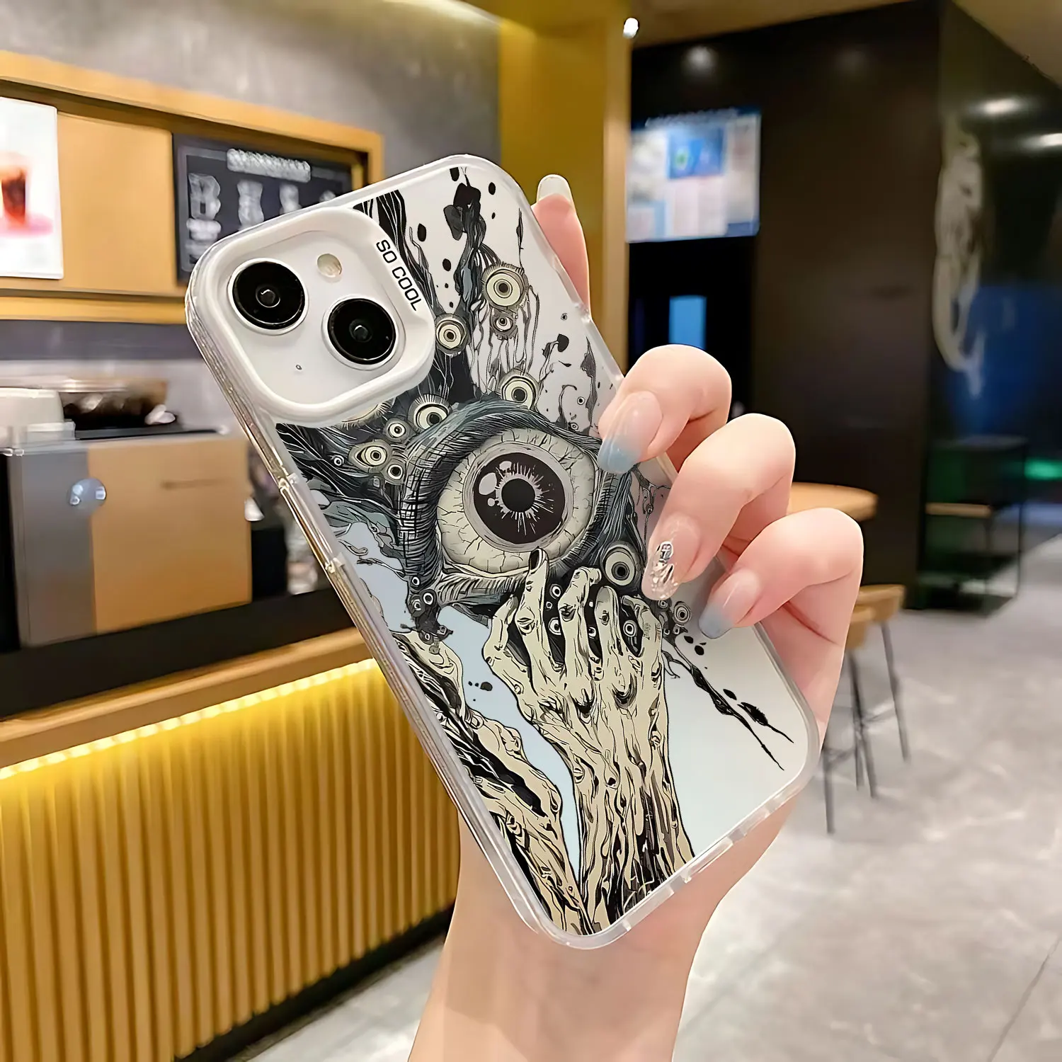 Funda Ins The Eye of Cthulhu para Samsung A73 A72 A55 A54 A53 A35 A34 A33 A32 A30 A24 A23 A22 A14 A05 4G 5G, funda mate a prueba de golpes - imagen 5