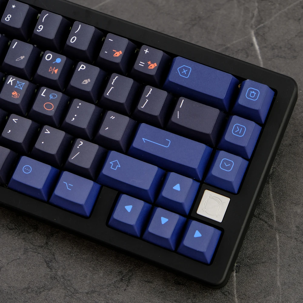 129 teclas GMK PS Keycaps Cherry Profile PBT tinte sublimación Keycap para Cherry MX Switch Teclado mecánico GK61/64/68/75/87/96 - imagen 4