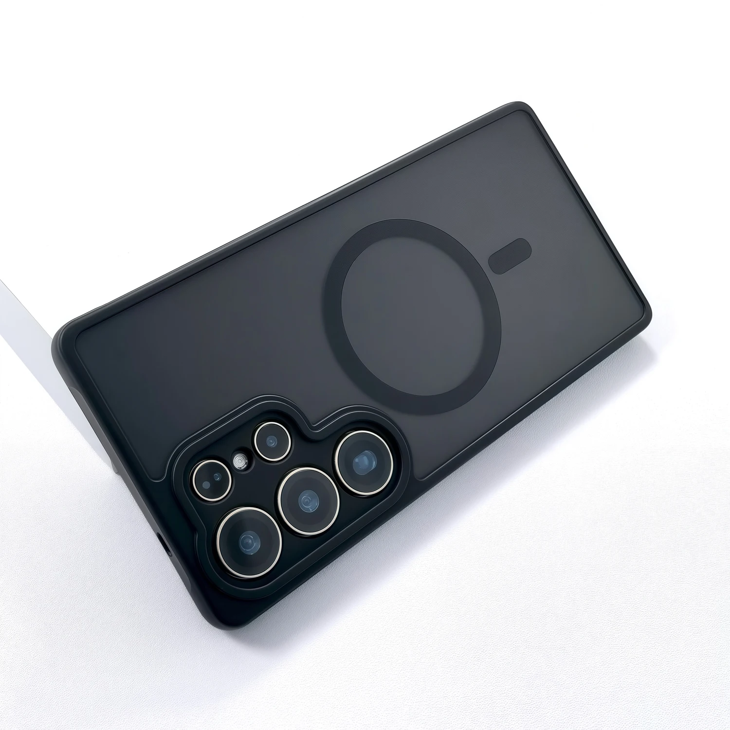 Funda mate de lujo para Samsung Galaxy S25 S24 S23 S22 Ultra Plus FE A56 A55 A54 5G Magsafe carga inalámbrica cubierta antihuellas - imagen 3