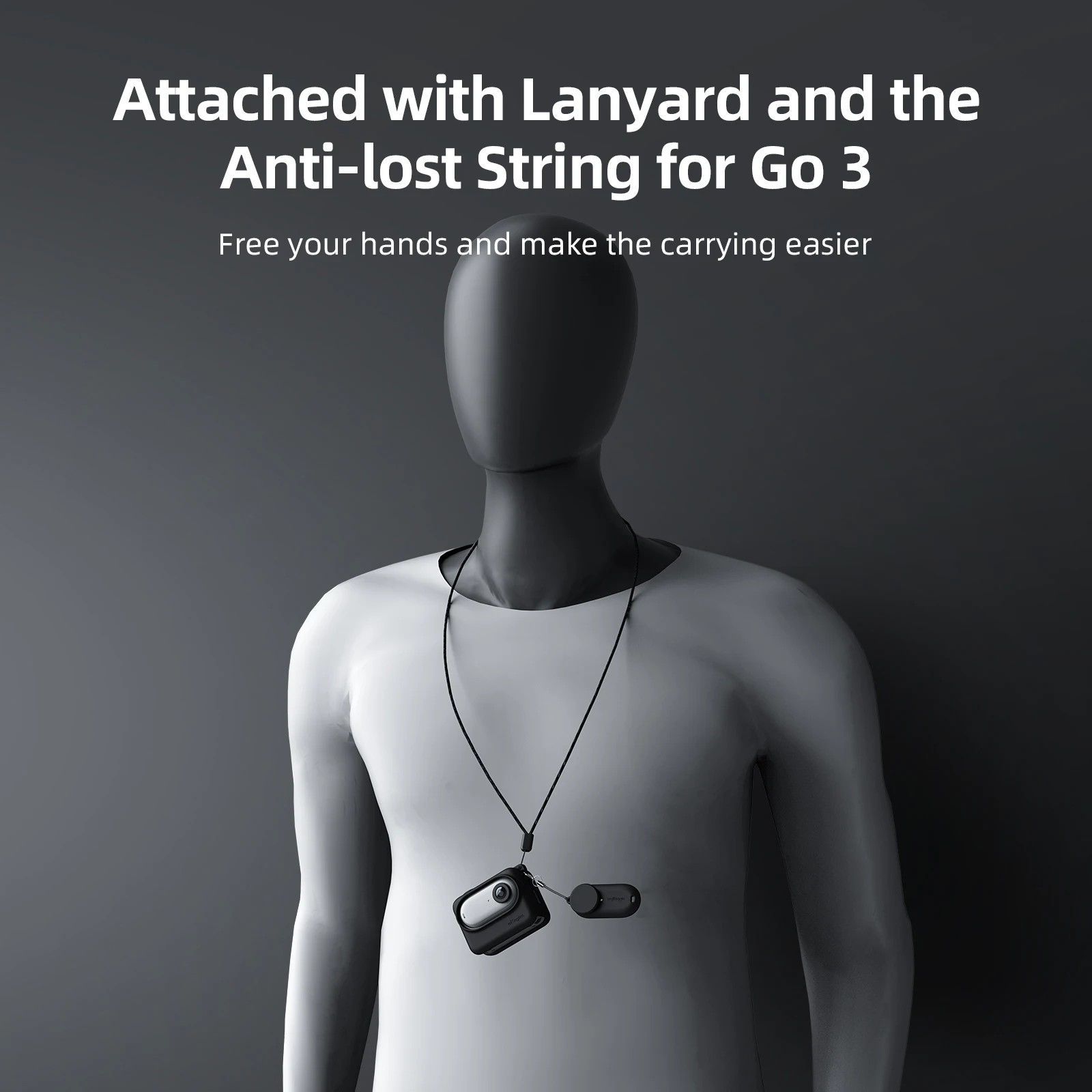 Para Insta360 GO 3 funda protectora de silicona para Insta360 GO 3 funda protectora para Insta360 GO 3 accesorios de película protectora de lente - imagen 5