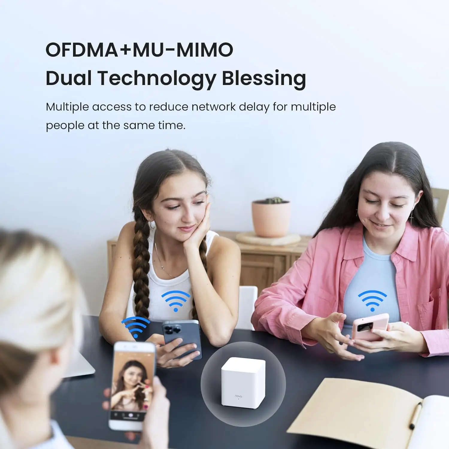 Tenda EM3 AX1500 Mesh Router WiFi 6 System Nova para 80 dispositivos Red inalámbrica de banda de 2,4 GHz y 5 GHz 1 pieza Nuevo - imagen 5