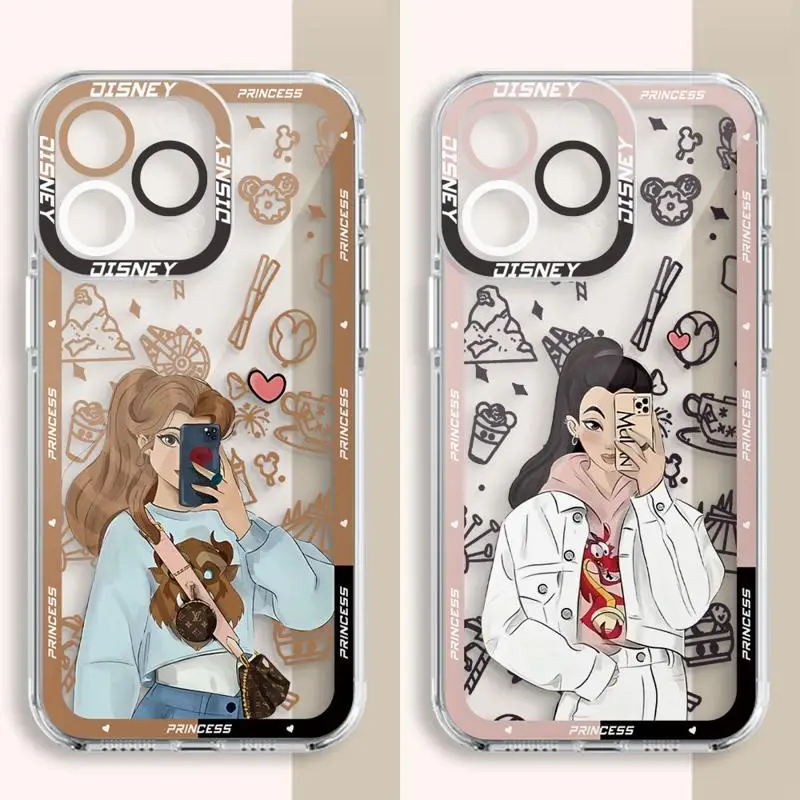 Disney Princess-funda de teléfono para Moto G22 2022 G32 G52 2022 G71 G72 G73 Edge 40 5G - imagen 4