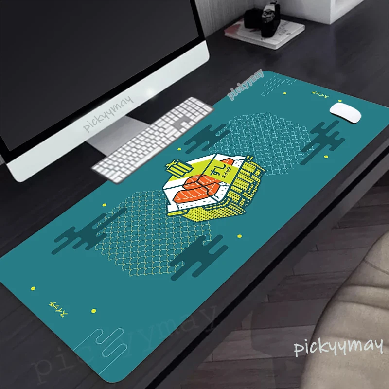 Alfombrilla de ratón grande, alfombrilla de ratón para juegos, alfombrillas de ratón grandes para jugadores, alfombrillas de goma para teclado de 39,3x19,6 pulgadas, alfombrilla de escritorio, alfombrillas de ratón con impresión HD de 900x400mm - imagen 3