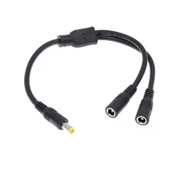 Adaptador divisor corriente continua 12V para CCTV y tiras LED