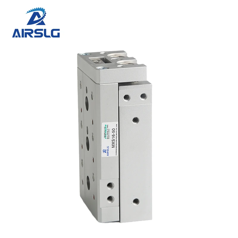 Cilindro neumático de mesa deslizante de aire marca AFR MXS6-10 MXS8-20 MXS12-30 MXS16-40 MXS20-50 MXS25-75 100 125 cilindro de aire deslizante de riel - imagen 3