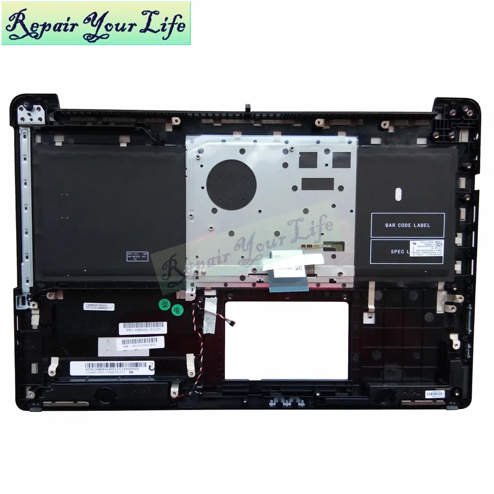 Teclado retroiluminado con reposamanos para ASUS Q551LN Q551L Q551, carcasa superior para ordenador portátil en inglés, cubierta C, Topcase 90NB0691-R31US1 13NB0691P02021 - imagen 2