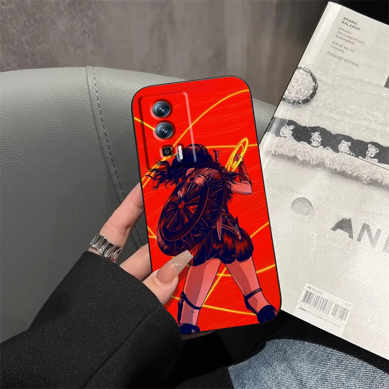Película Wonders Womans Hero para Xiaomi Redmi 9A 9C 9AT 10C 9 9T 10 12C 13C A3 12 K60 A1 K50 K40 5G, funda negra para teléfono - imagen 3