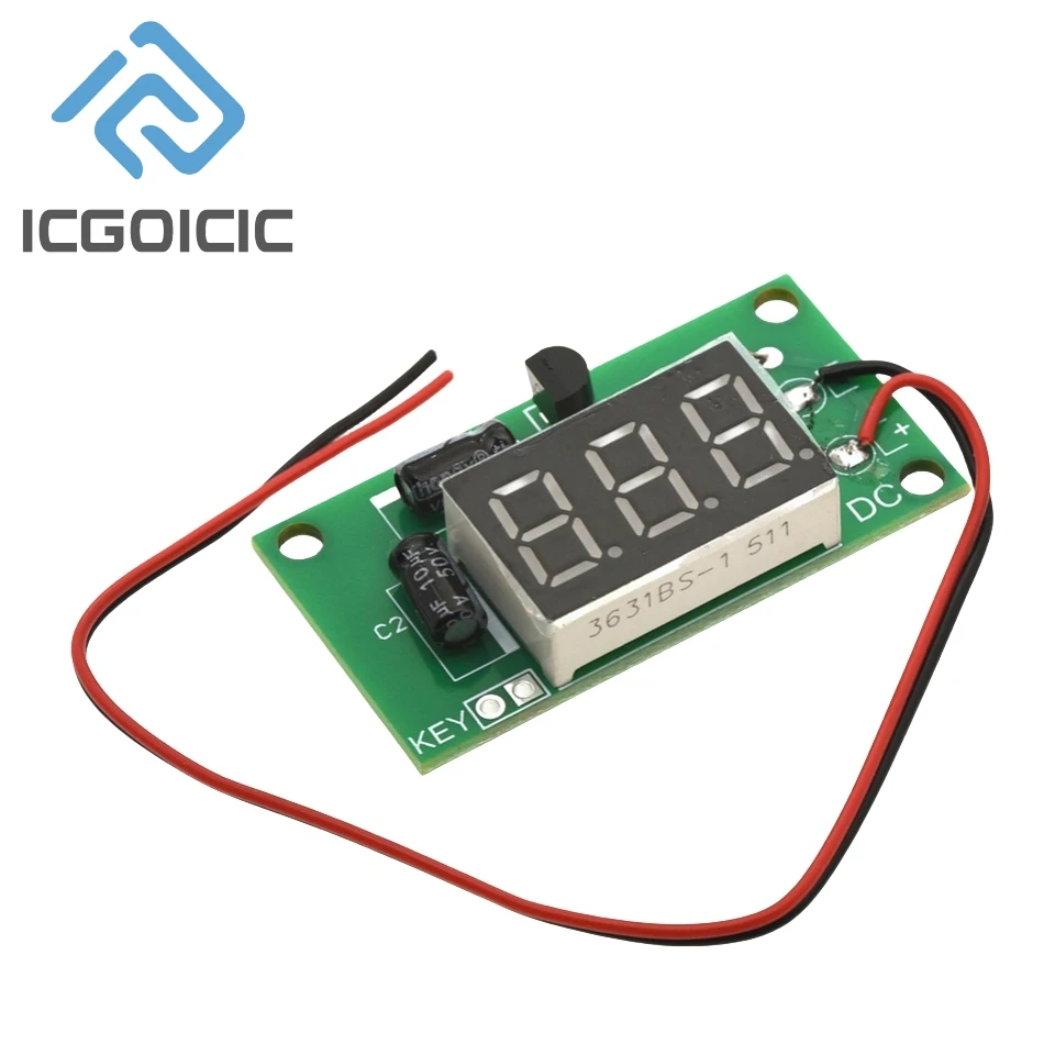 Módulo contador digital de 3 bits de 0,36" - Acumulador de gatillo de encendido con pantalla LED para aplicaciones de conteo industriales y de bricolaje - imagen 4