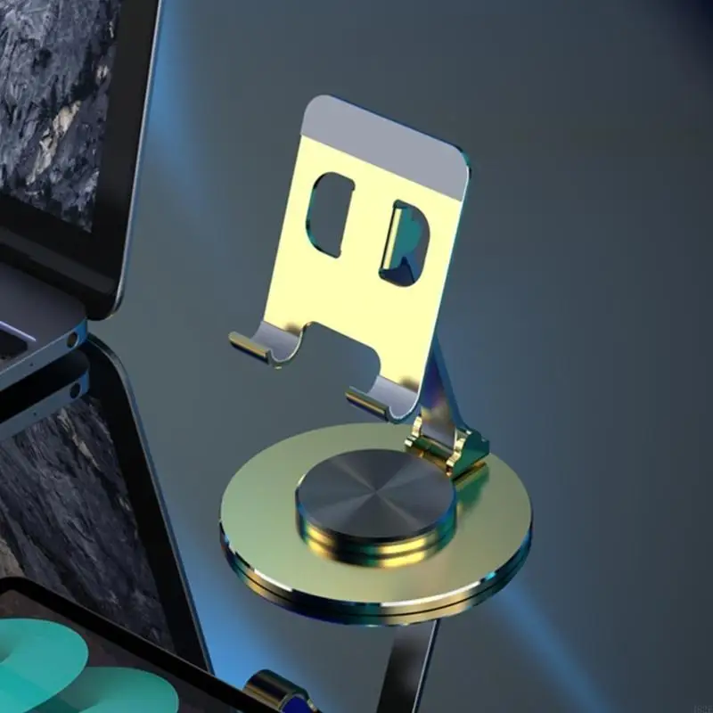 462E Soporte teléfono aluminio con ángulos visualización ajustables Metal soporte teléfono universal - imagen 2