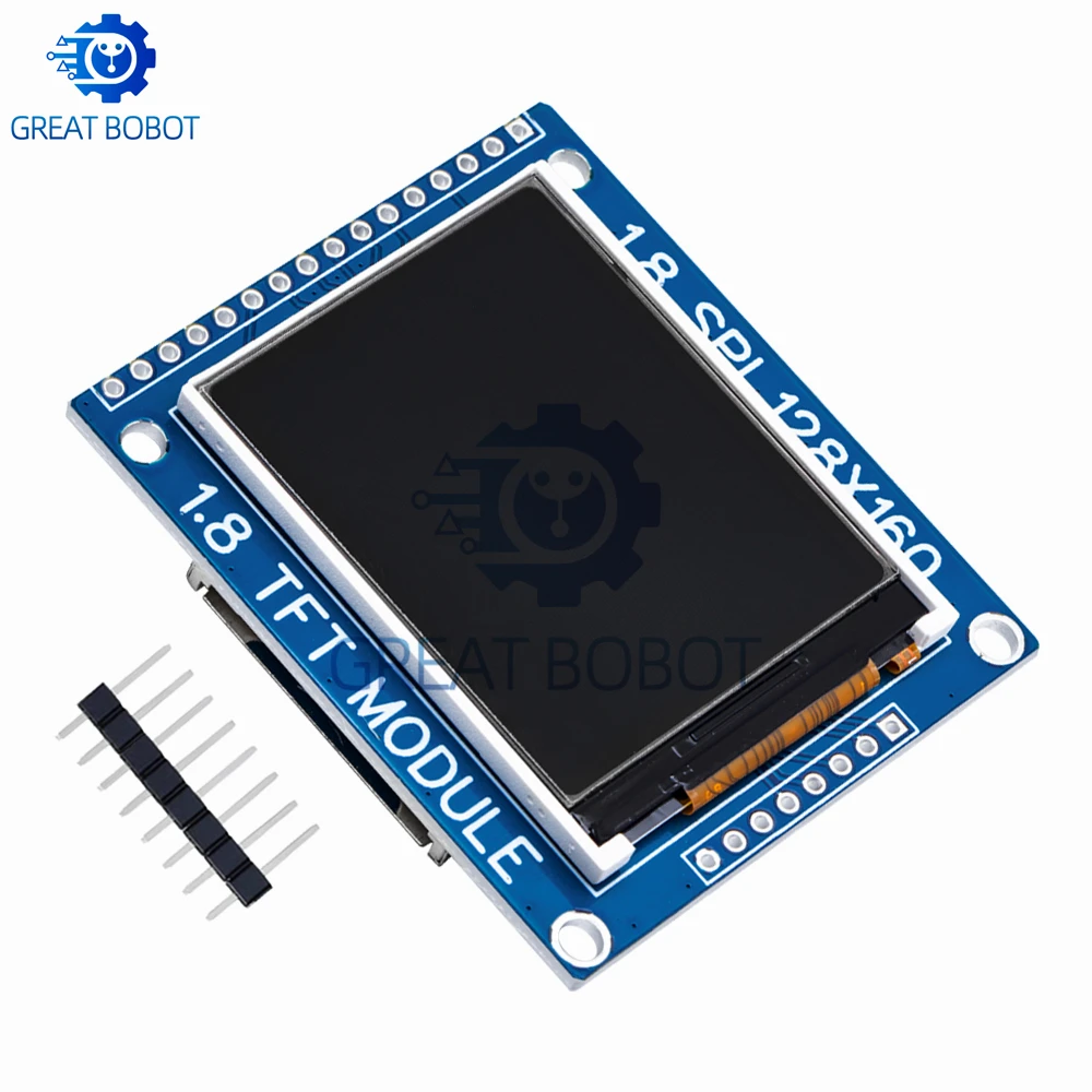 Adaptador PCB de pantalla de módulo LCD TFT SPI serie de 1,8 pulgadas, matriz de puntos 128x160, interfaz IO de 3,3 V/5V, Compatible con LCD1602 para Arduino - imagen 4