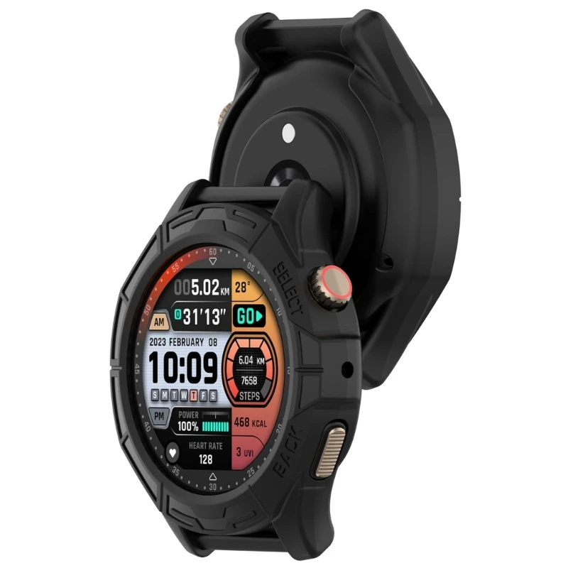 Funda protectora de pantalla para reloj inteligente Amazfit cheetah / cheetah pro, cubiertas protectoras de TPU rayadas, carcasa protectora completa - imagen 4