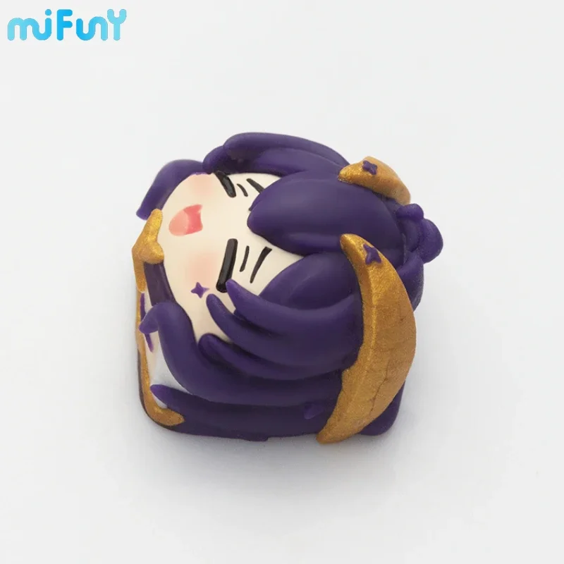 Teclas de chica mágica Hiiragi Utena, tapa de tecla de punto de resina PBT Original personalizada para juegos, regalos de teclado mecánico - imagen 4