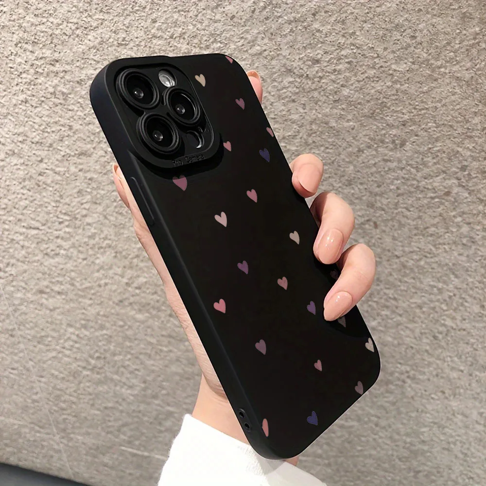 Funda de teléfono Simple y colorida de pequeño amor adecuada para Xiaomi 14T Pro 13 12 11 Lite 5G 15 14 13T 12T funda de silicona suave a prueba de golpes - imagen 5