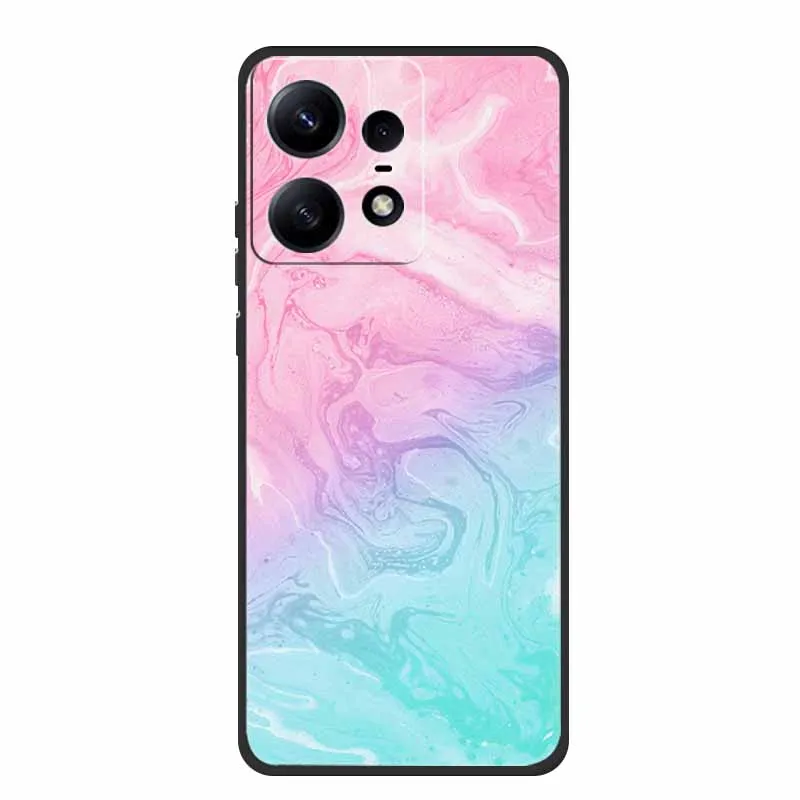 Funda trasera de silicona suave para Moto Edge 50 Pro, carcasa de parachoques pintada de Mica, TPU de mármol, para Motorola Moto Edge50 Pro CL8 - imagen 5