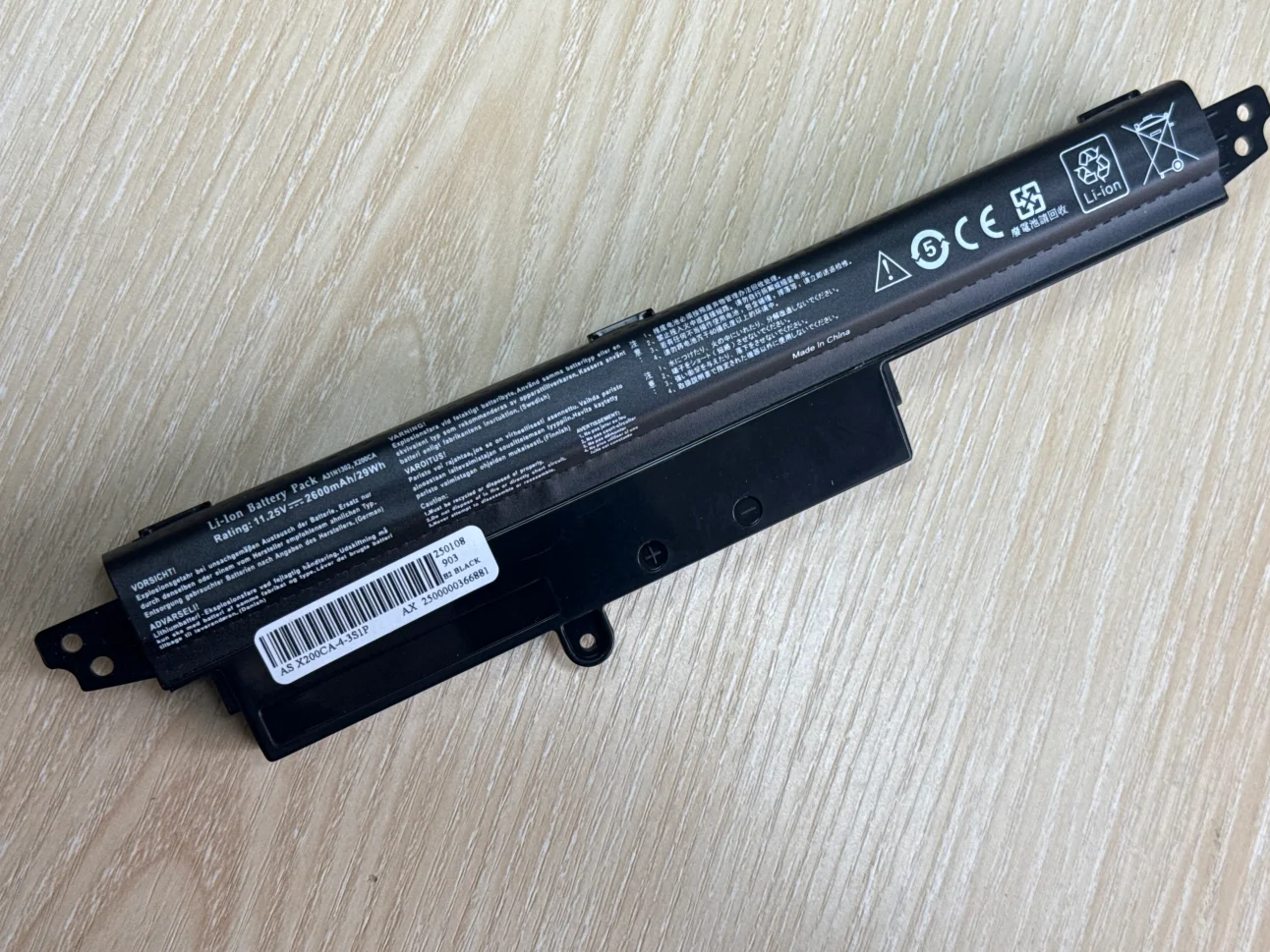 Batería de ordenador portátil para Asus Vivobook X200CA X200M X200MA F200CA 11,6 "Serie Notebook MA Ultrabooks A3INI302 A31N1302 A31LMH2 A31LM9H - imagen 3