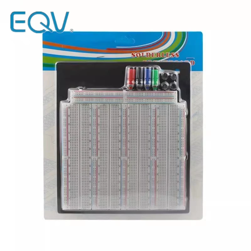 Placa de prueba de circuito sin soldadura con 3220 agujeros ZY-208 MB-102 cuatro placas combinadas