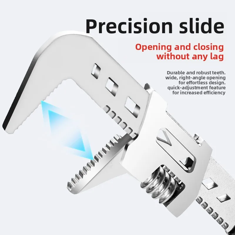 Llave ajustable universal, fregadero multifuncional universal y tubo de baño, llave de apertura grande con 360 grados sin rincones muertos - imagen 4