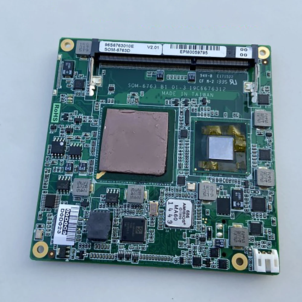 SOM-6763 B1 01-3 para placa base de Control Industrial Advantech, máquina de desmontaje original SOM-6763D - imagen 3