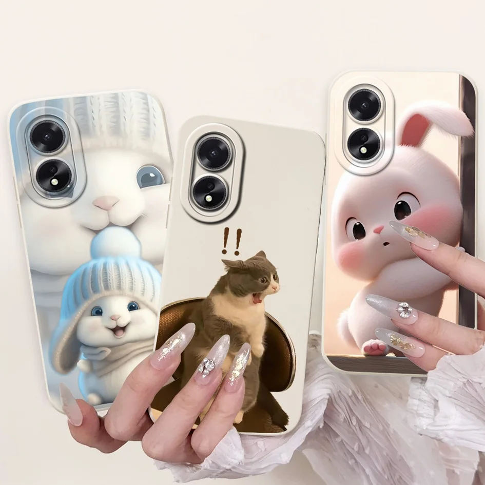 Funda para OPPO A38 4G, funda para Appo A18 Capas CPH2591 CPH2579, parachoques trasero de teléfono a prueba de golpes, funda mate para OppoA38 4G A 38 - imagen 4