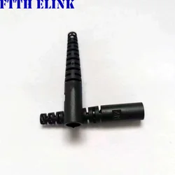 100 Uds SMA905 bota 3,0mm 0,9mm para conector de fibra óptica SMA funda trasera plástico negro envío gratis