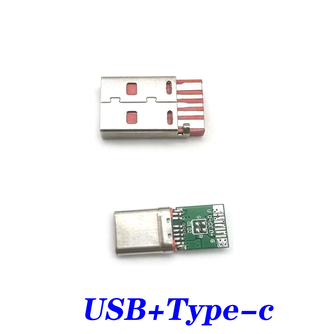 Puerto conector USB tipo C de 5 pines, conector macho de soldadura, enchufe PCB, USB-A tipo 120W/6A, enchufe de alimentación de alta corriente - imagen 4