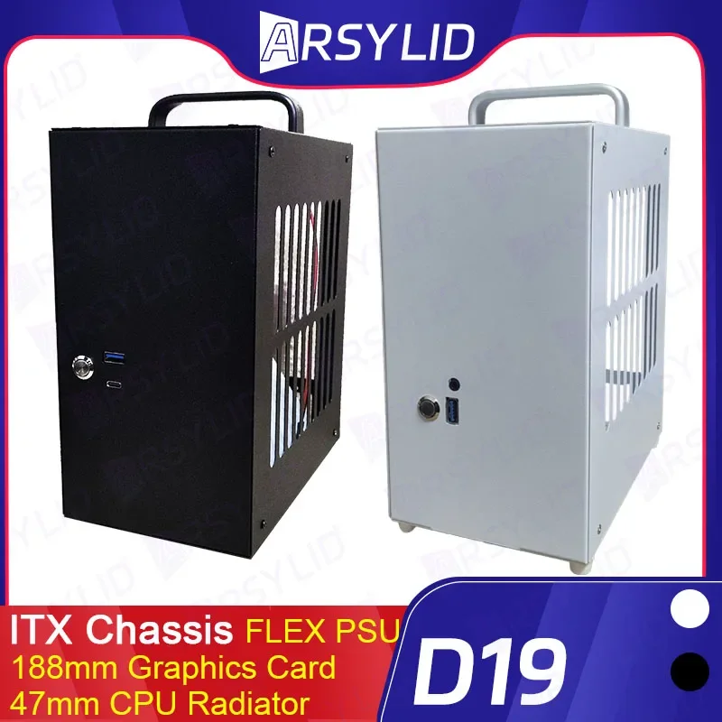 D19 Chasis Mini ITX Compatible RTX 2070 y procesador i7