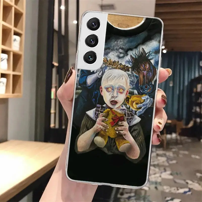 K-Korn Rock Band Funda de teléfono con llamada de silicona para Samsung Galaxy S23 S24 S25 Ultra S21 Plus S20 FE S22 S10 + Funda de borde - imagen 4