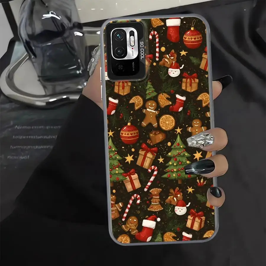 Funda para Xiaomi Mi 13T 11 Lite 12T Pro, funda trasera para teléfono, hombre de jengibre navideño - imagen 4