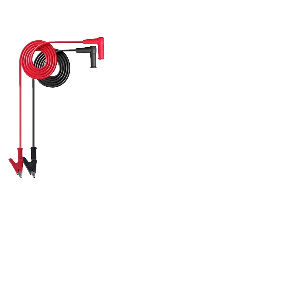 Multímetro de cable con abrazadera de cocodrilo 20A, conector de prueba con conector Banana de 4MM, longitud del cable de 90CM, herramienta de conexión de sonda Dual - imagen 5