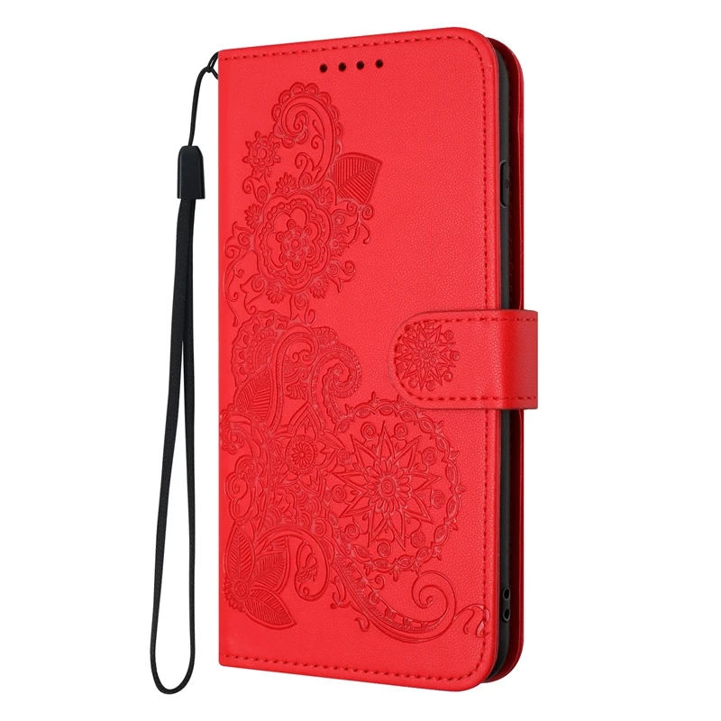 Funda de cuero para Huawei P Smart 2019, carcasa Retro con patrón de flores y cachemir, para Huawei P Smart 2019, POT-LX1, PSmart Z - imagen 3