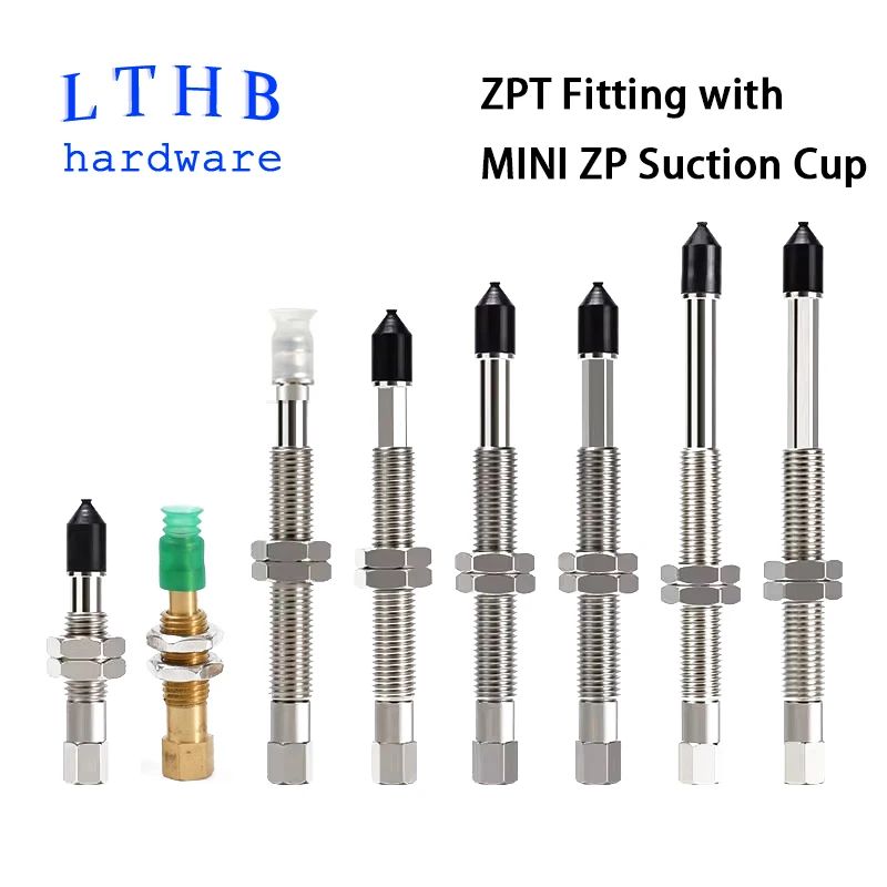 Accesorios ZPT rosca M8 con ventosa de vacío MINI ZP2/4/6 accesorio de biela con ventosa herramientas de automatización de robots