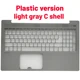 Plastic Light gray