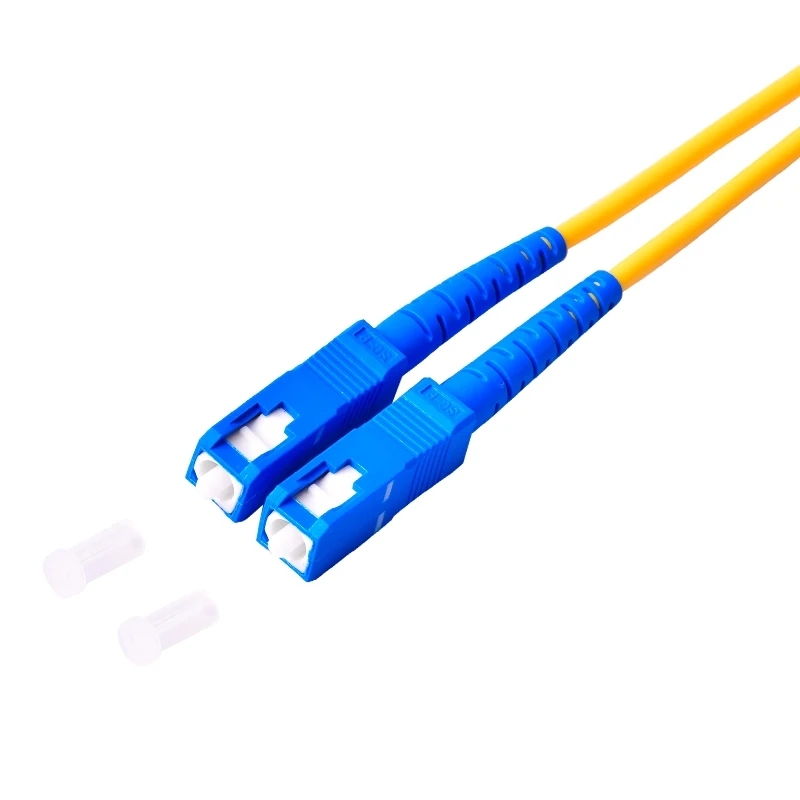 Cable de conexión de fibra óptica 9/125 G652D Simplex SCUPC a SCUPC SM SX 9/125um 1/2/3M Pigtail FTTH Cable de conexión óptica puente 2,0 - imagen 5